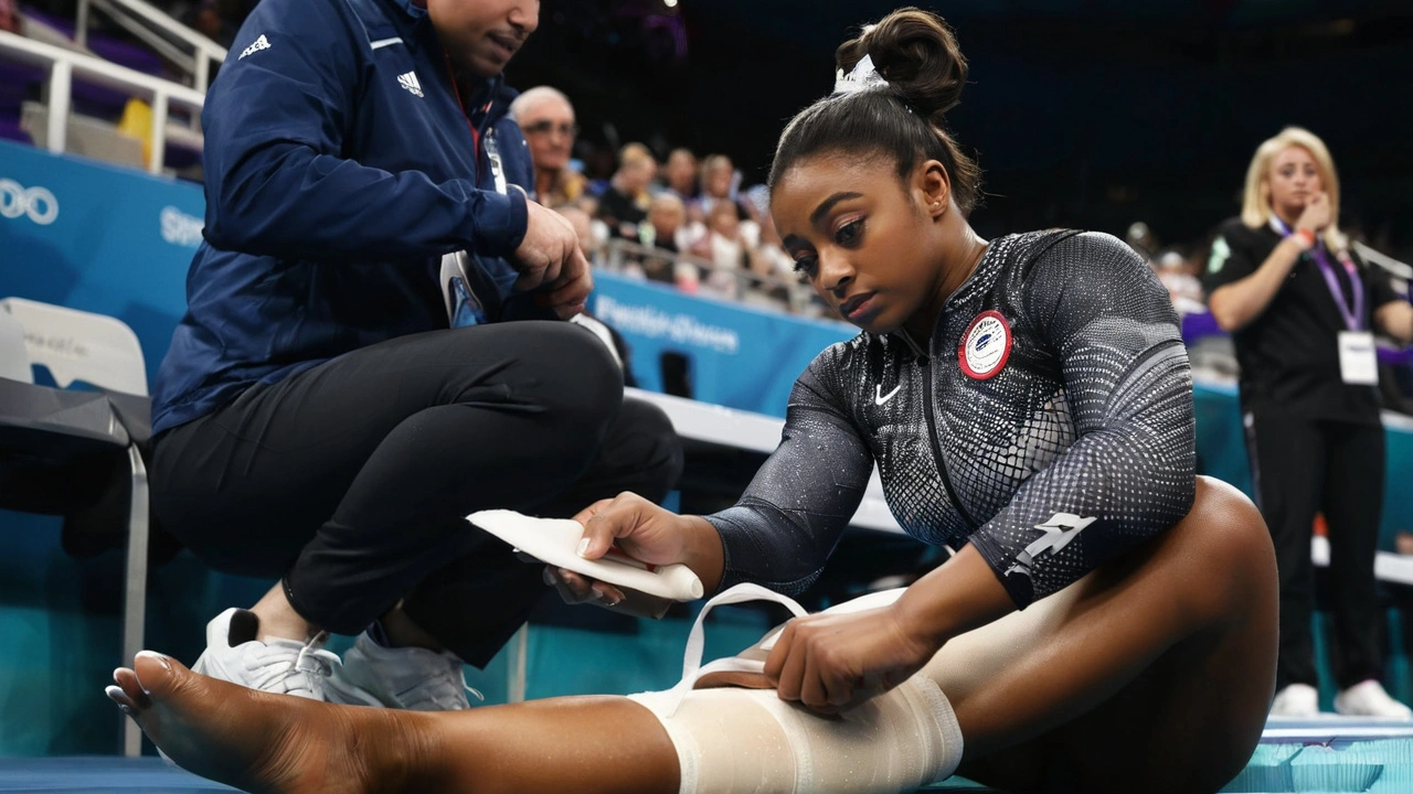 Simone Biles Withdraws from 2024 Olympic Balance Beam Final Due to Injury