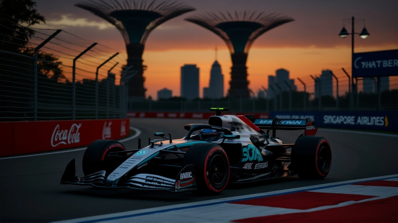 Russell Takes Pole as Verstappen Frustrated at 2025 Singapore GP Qualifying