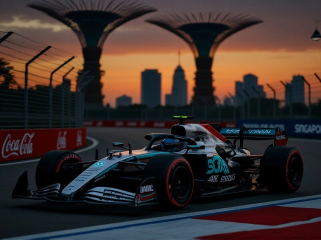 Russell Takes Pole as Verstappen Frustrated at 2025 Singapore GP Qualifying
